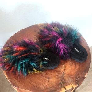 Faux Fur Slippers